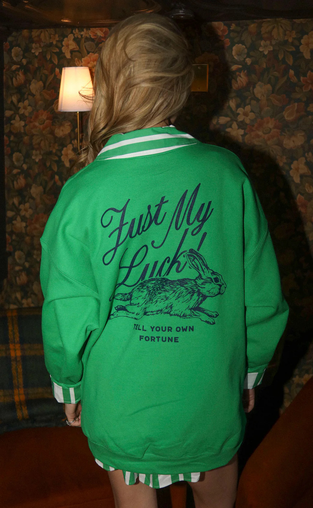 friday + saturday: just my luck sweatshirt | RIFFRAFF