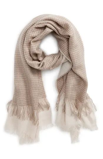 Women's Bp. Layered Oblong Scarf, Size One Size - Beige | Nordstrom