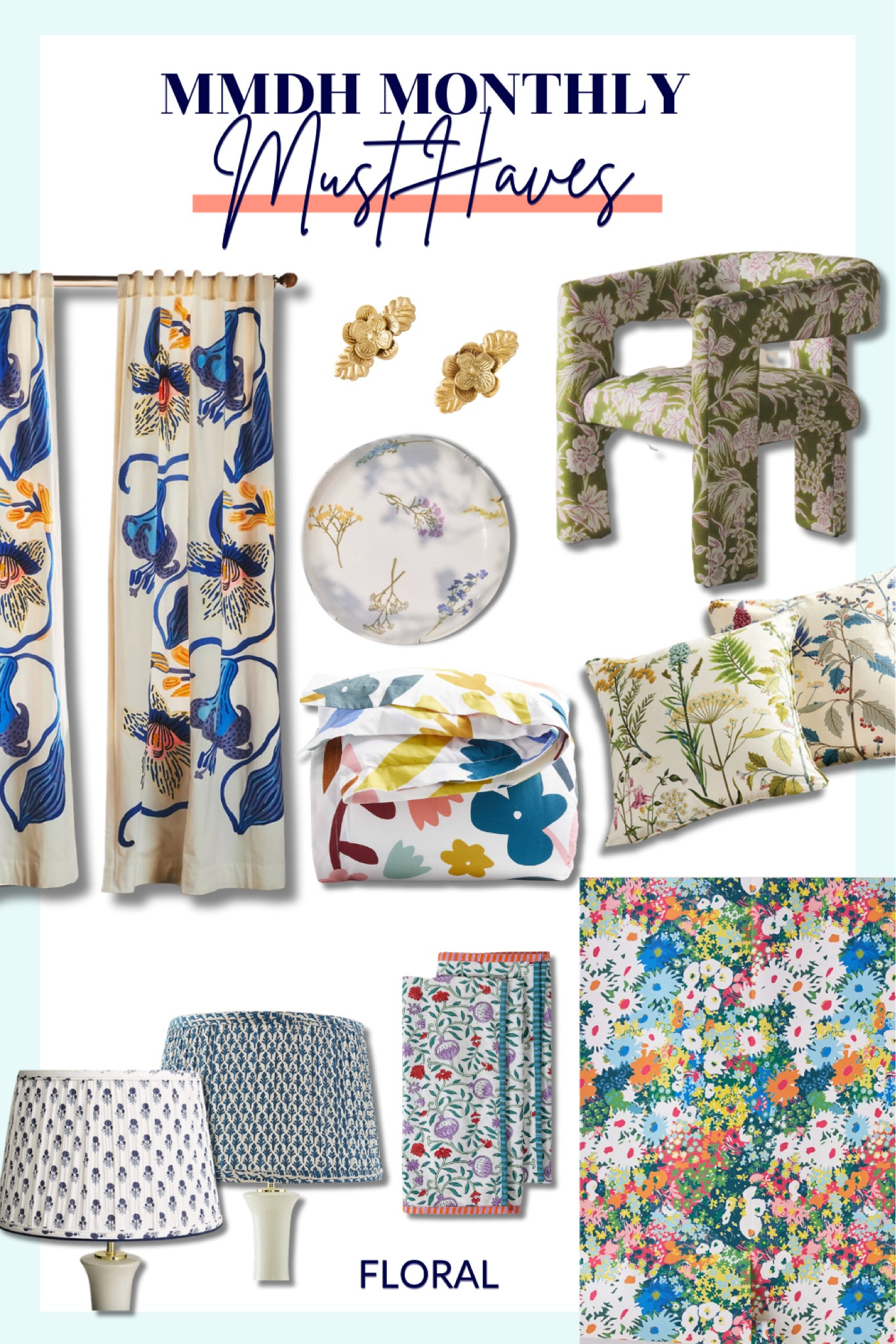 We love a bold floral to add an organic touch to any linear pattern mix. We also love a more delicate floral to soften a heavier scale pattern.

REMINDER: there are no real rules when it comes to mixing patterns.

Ease into your own mix as it feels right to you. Florals give you the opportunity to add visual contrast to linear patterns, without hesitation.

Have fun with your unique mix. THESE are the layers that make your house your home!

#LTKhome #LTKstyletip