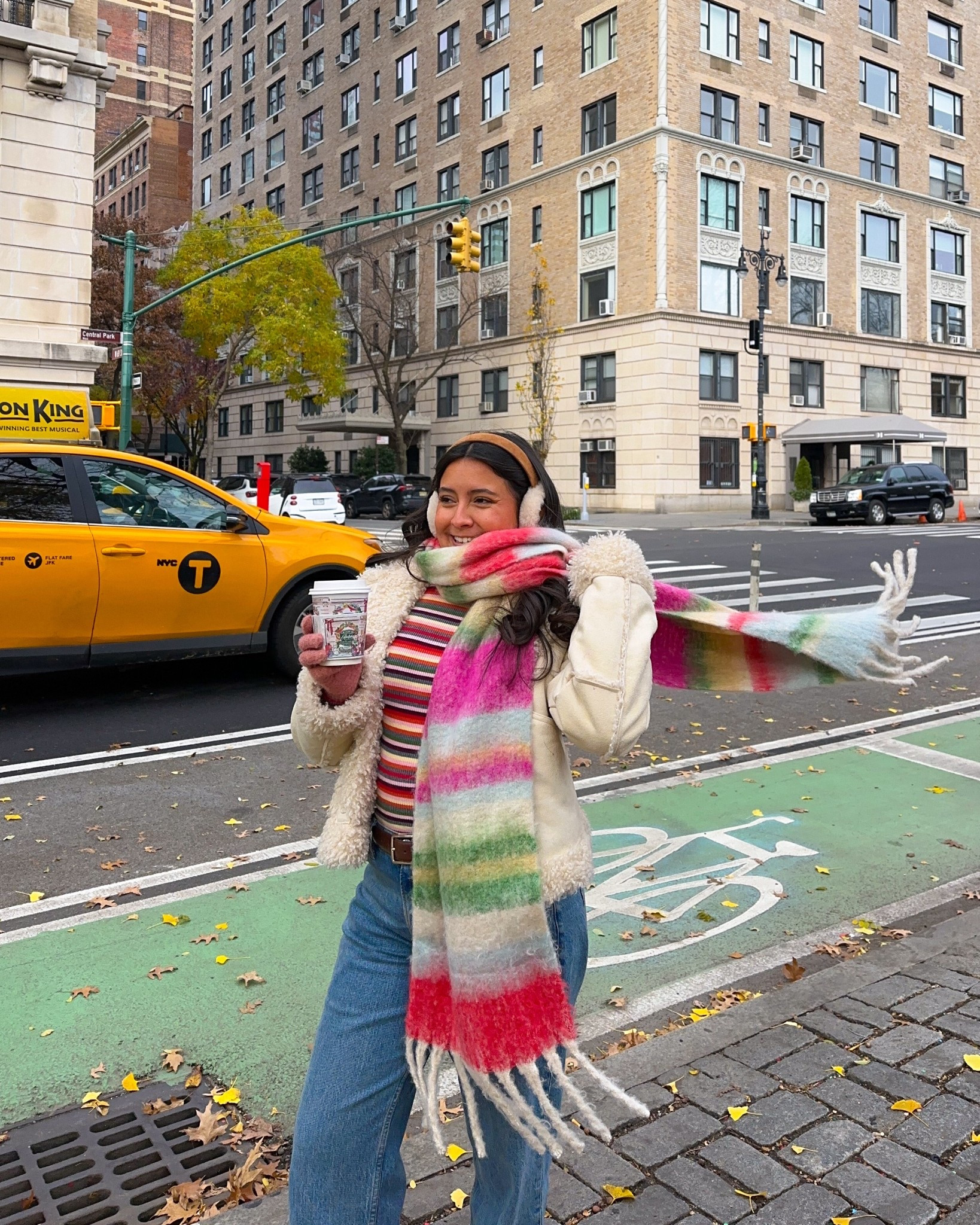 chilly day in NYC!!🌟🎄🩷 GAP’s holiday collection was perfect for the city 🚕 

#LTKHoliday #LTKFindsUnder100 #LTKSeasonal