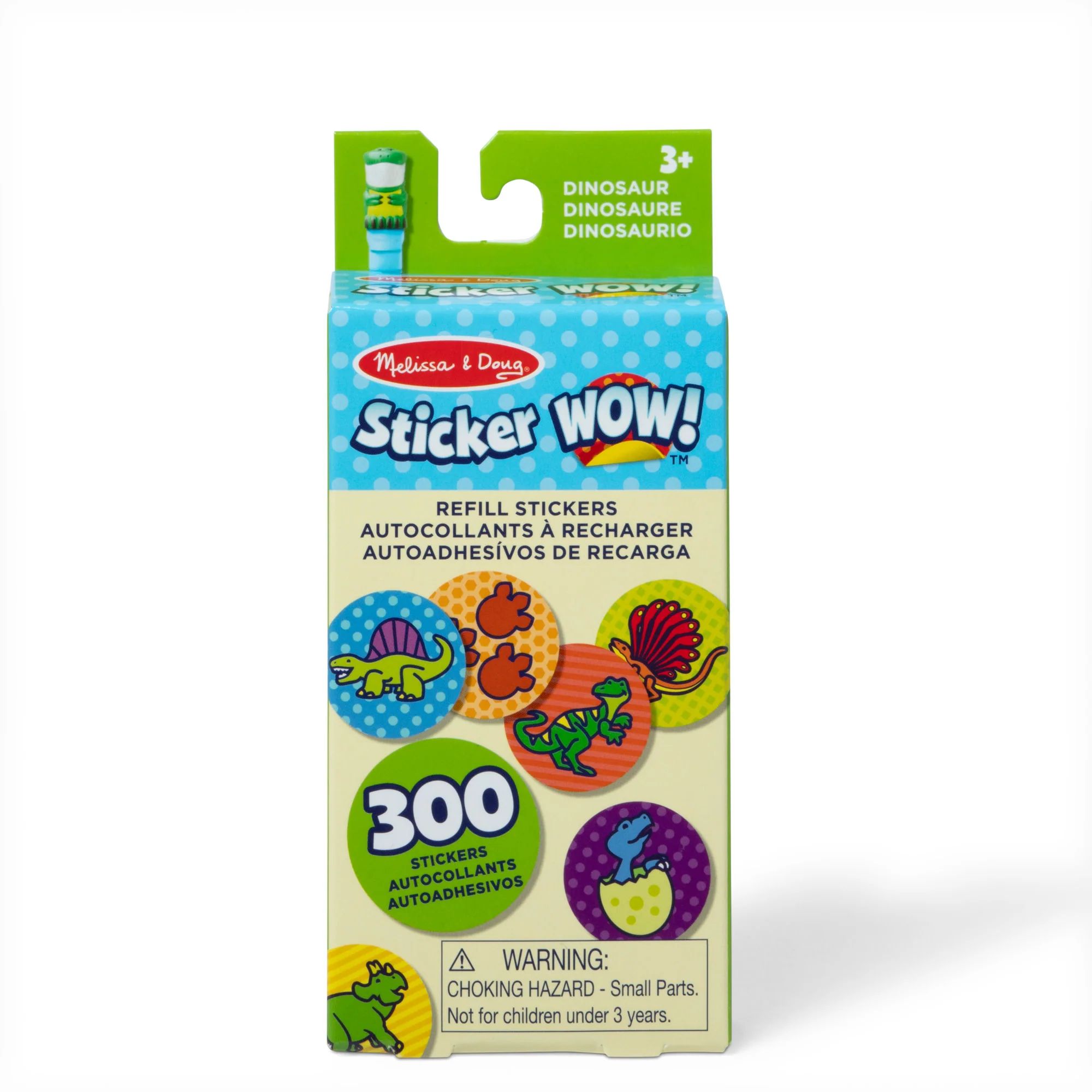 Sticker WOW!® Refill Stickers – Dinosaur (Stickers Only, 300+) | Melissa and Doug