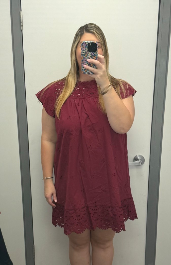 Versatile Eyelet Mini Dress Under $25

Mini length with lightweight flutter sleeves and under $25! Perfect for summer-to-fall styling - pair with a denim jacket or cardigan for work or casual outings, or add heels for weddings. Red almost sold out, black still available.

Eyelet dress, Walmart fall transition dress, mini dress under $25, teacher outfit, wedding guest look, fall outfit

#CommissionsEarned #FallTransition #MiniDress #VersatileStyle

#LTKMidsize #LTKPlusSize #LTKFindsUnder50