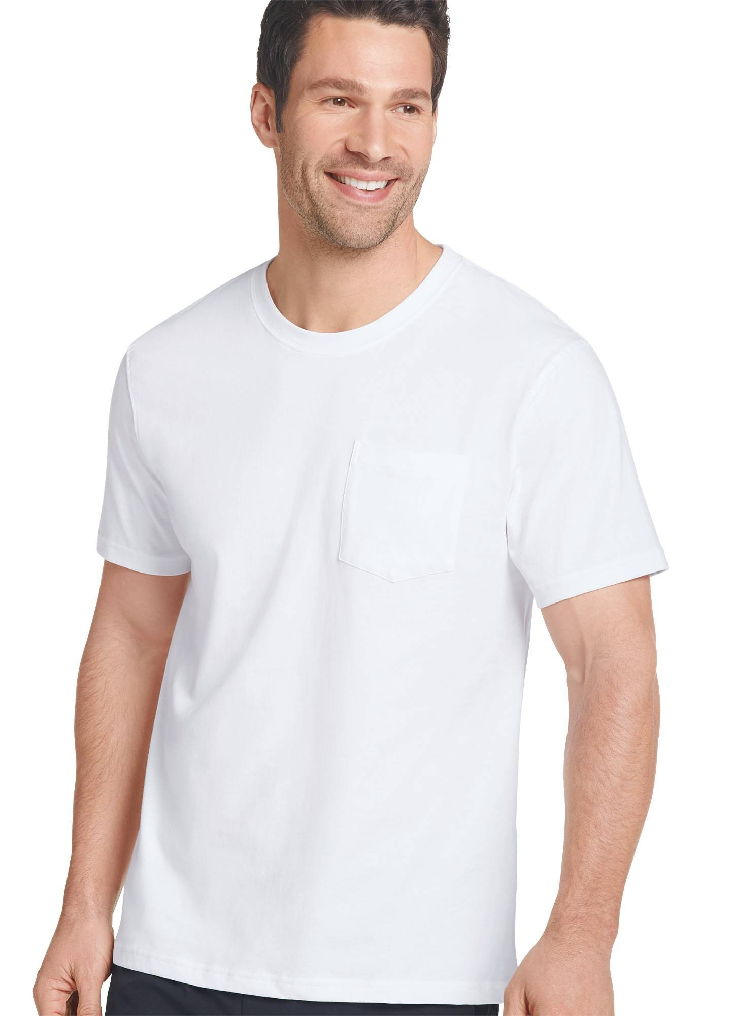 Men's T-Shirts Signature Pocket T-Shirt, white, S | Jockey
