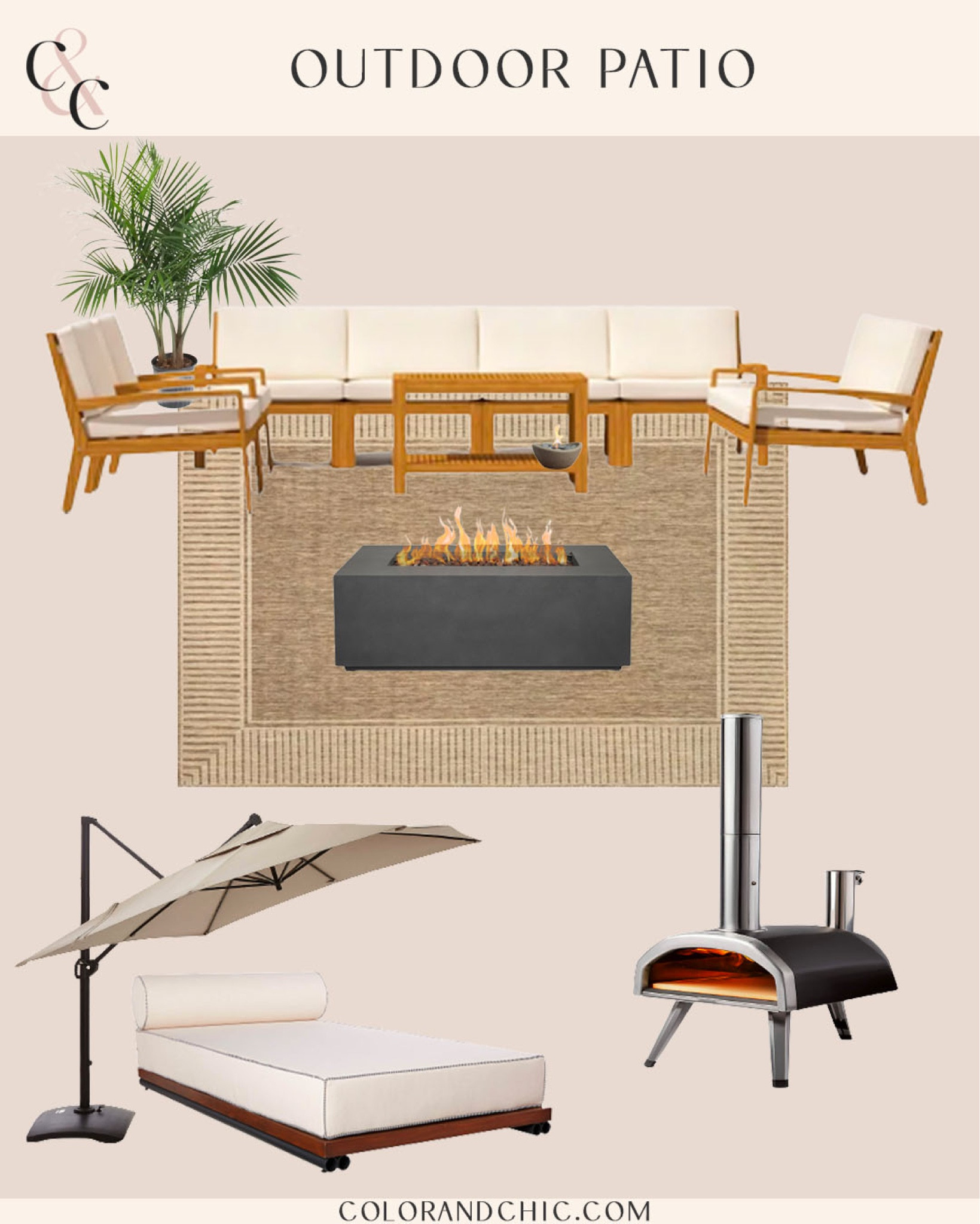 Outdoor patio inspo, great for entertaining and for the family! Love the day bed and large seating area perfect for socializing and getting together  

#LTKstyletip #LTKhome