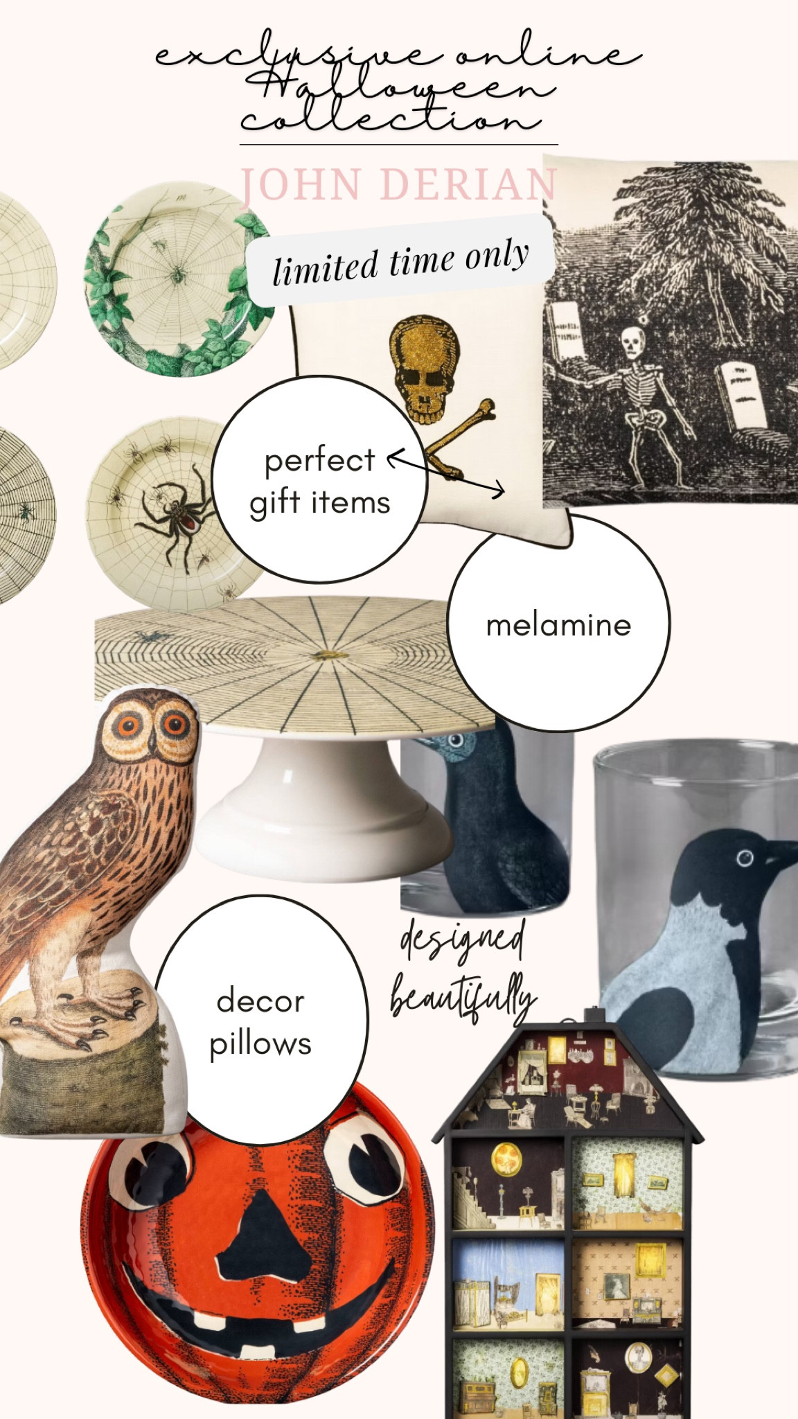 Online only exclusive Halloween collection at Target 

Halloween decor


#LTKSeasonal #LTKHalloween #LTKHome