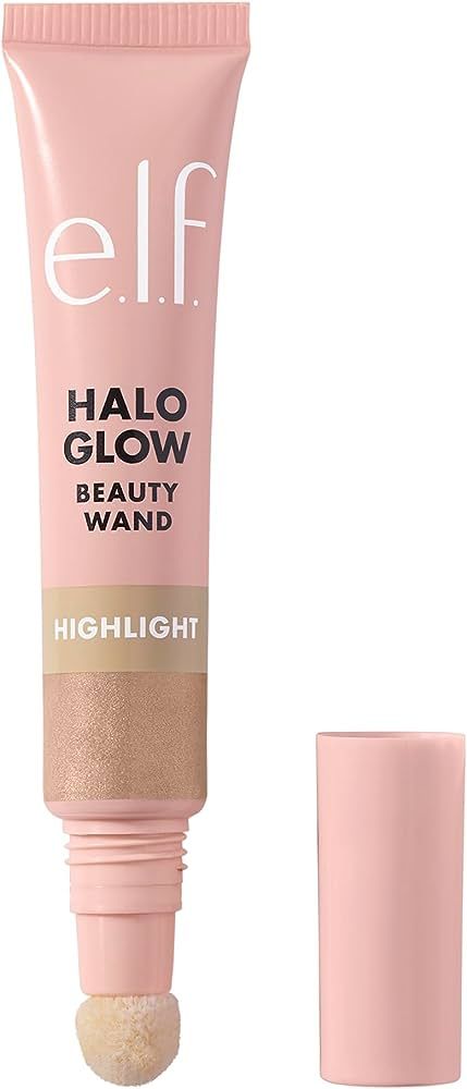 e.l.f. Halo Glow Highlight Beauty Wand, Liquid Highlighter Wand For Luminous, Glowing Skin, Build... | Amazon (US)