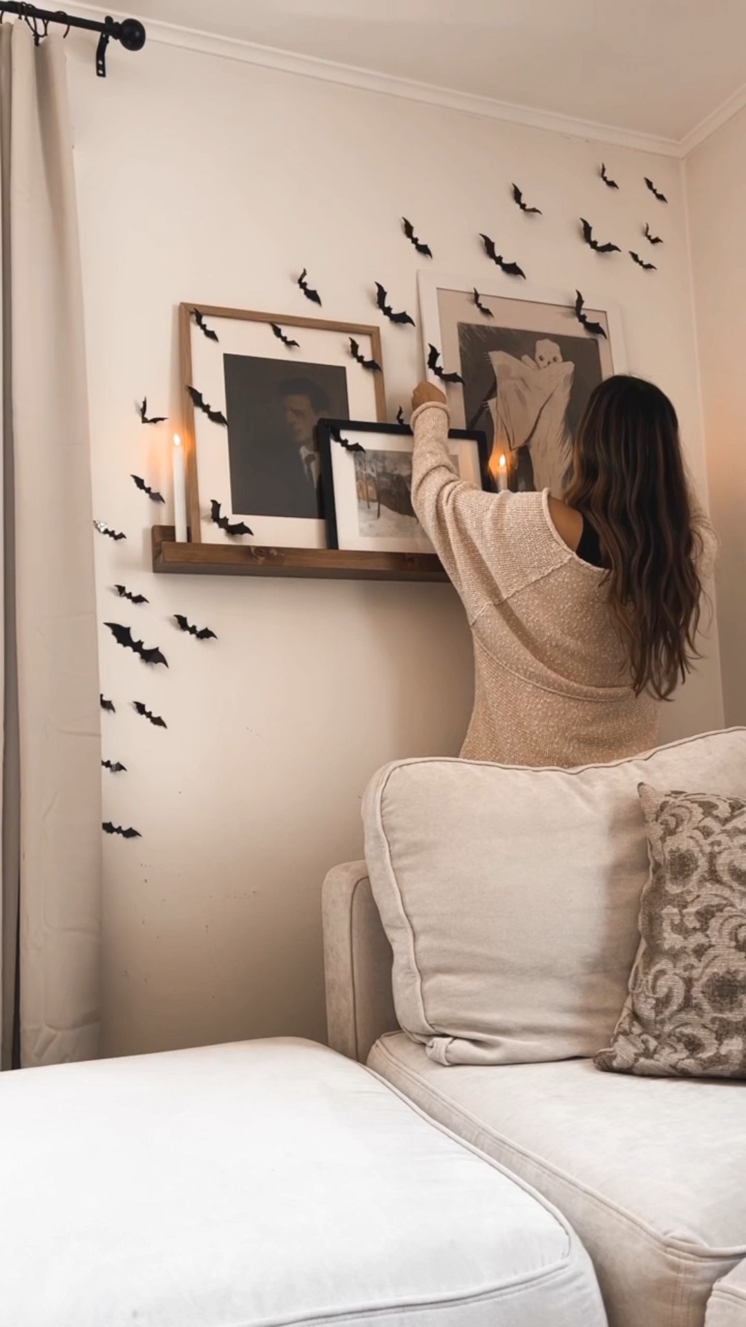 Halloween spooky corner bats gallery wall 

#LTKhome #LTKHalloween #LTKSeasonal