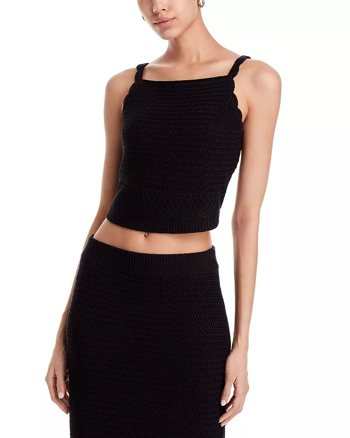 Scalloped Crochet Tank Top - 100% Exclusive | Bloomingdale's (US)