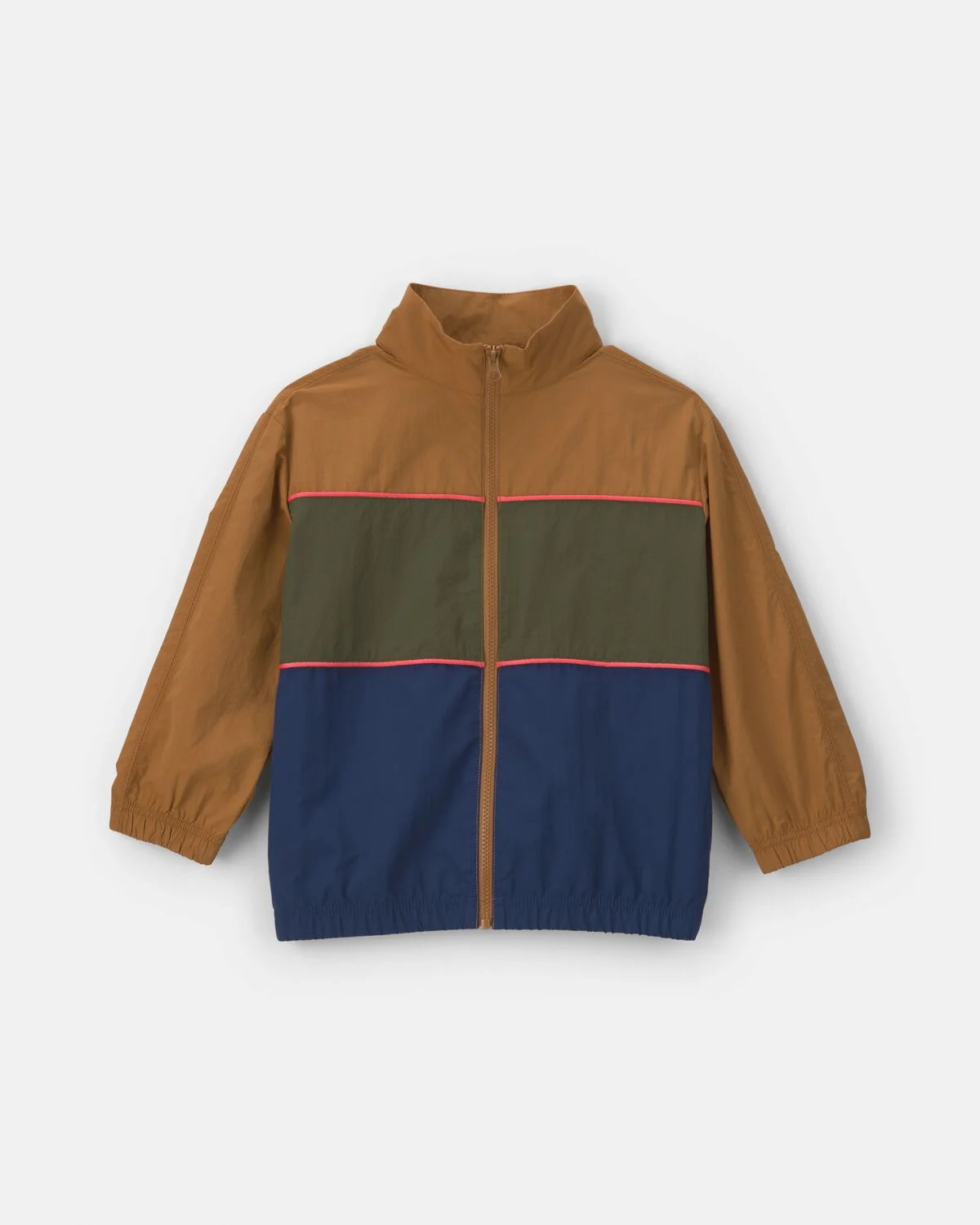 Boys Color Block Active Zip-Up Jacket | Carter's Inc