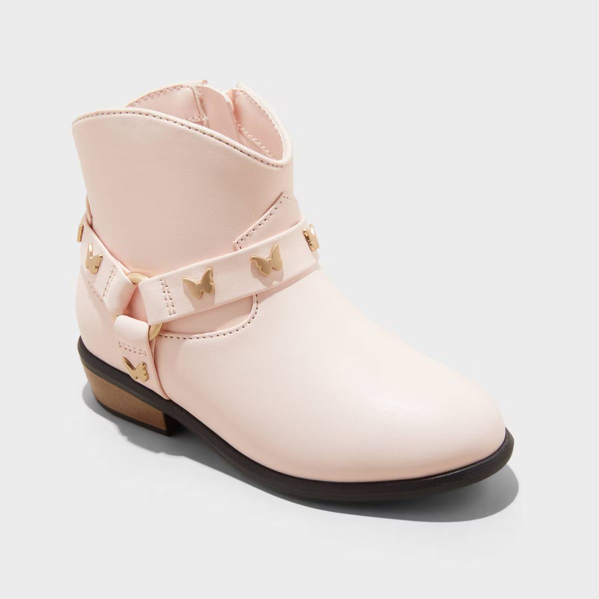 Toddler Gracie Harness Western Boots - Cat & Jack™ Pink | Target