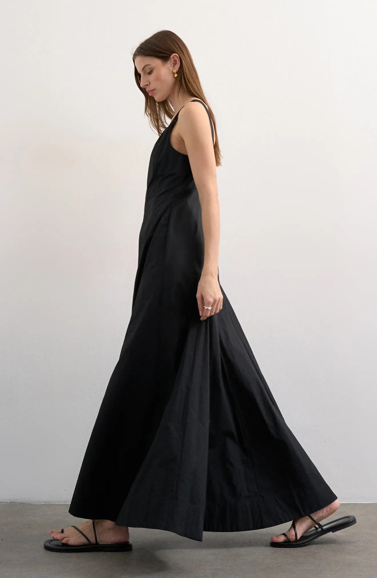 Topshop Drop Hem Cotton Maxi Sundress (Women) | Nordstrom | Nordstrom
