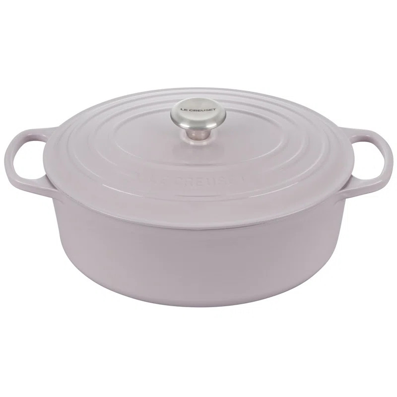 Le Creuset Signature Enameled Cast Iron Oval Dutch Oven with Lid | Wayfair North America