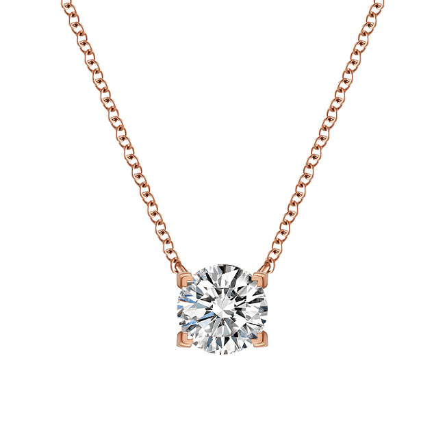 0.5 Carat Lab-Grown Solitaire Diamond Necklace | The Future Rocks