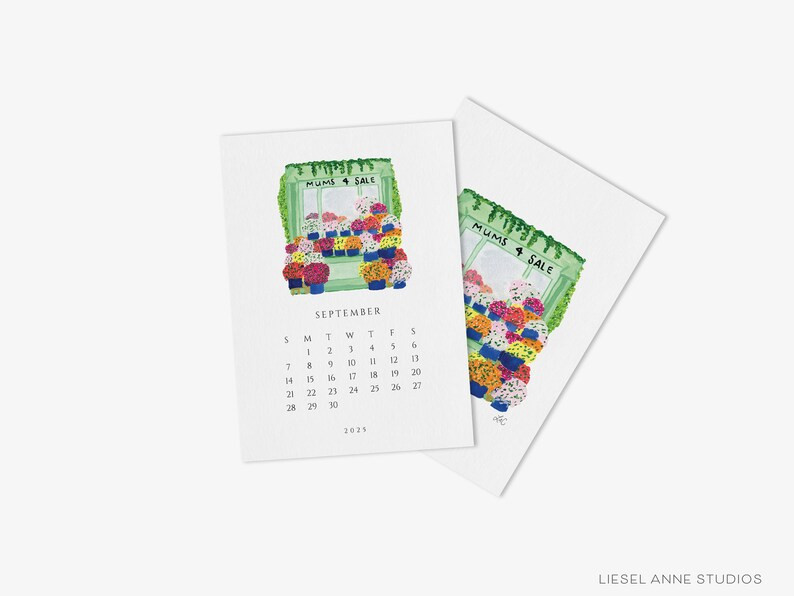 Little Joys 2025 Desk Calendar Watercolor Gift Preppy Grandmillennial Gift Joyful Mini Monthly Ca... | Etsy (US)