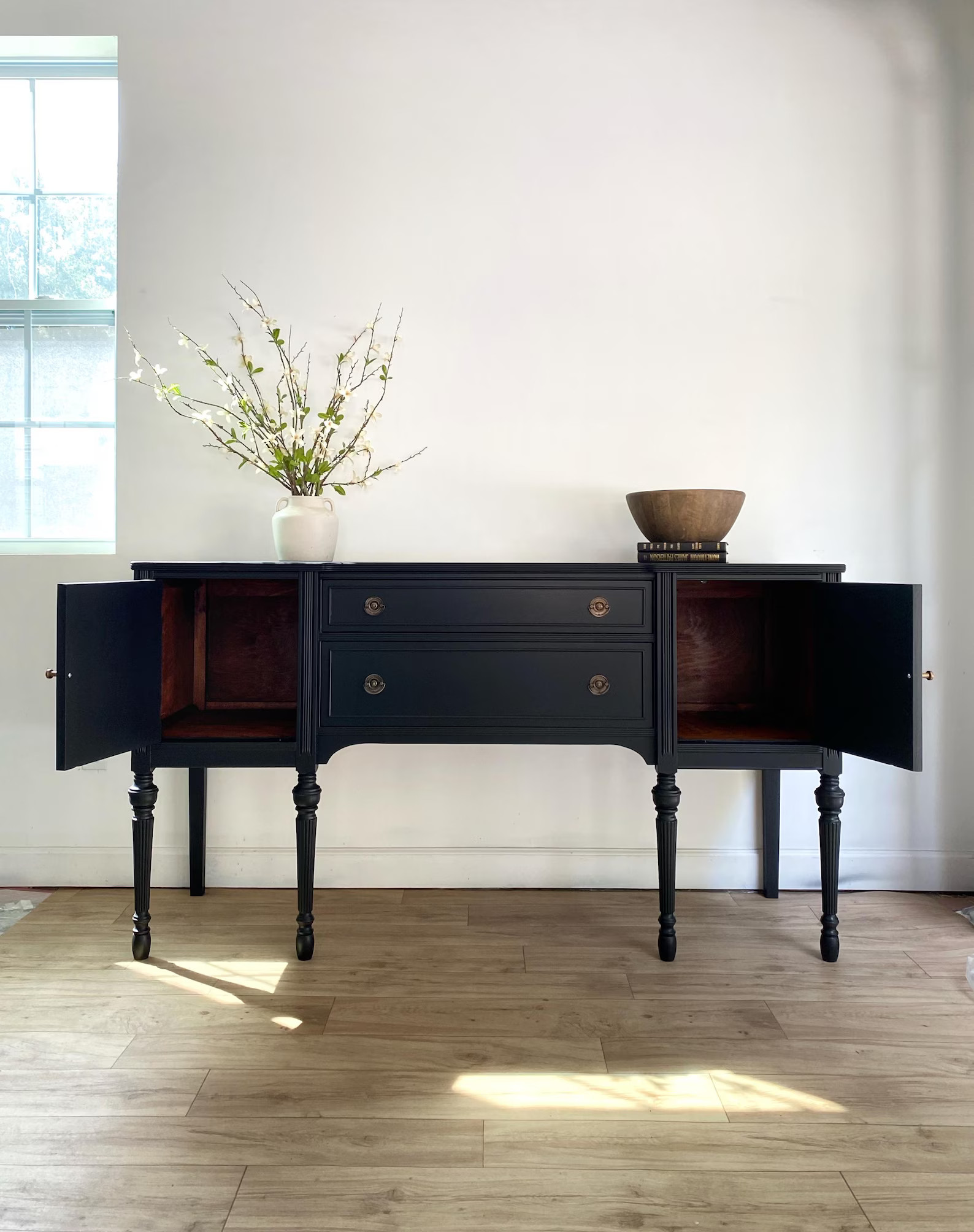 Antique Buffet, Vintage Hepplewhite Sideboard, Dresser, Credenza - Etsy | Etsy (US)