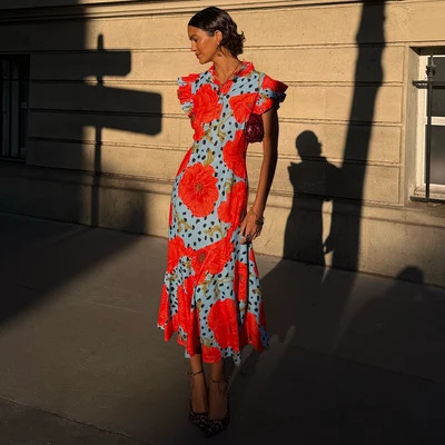 Blue Deer Poppy Remi Dress | Never Fully Dressed US