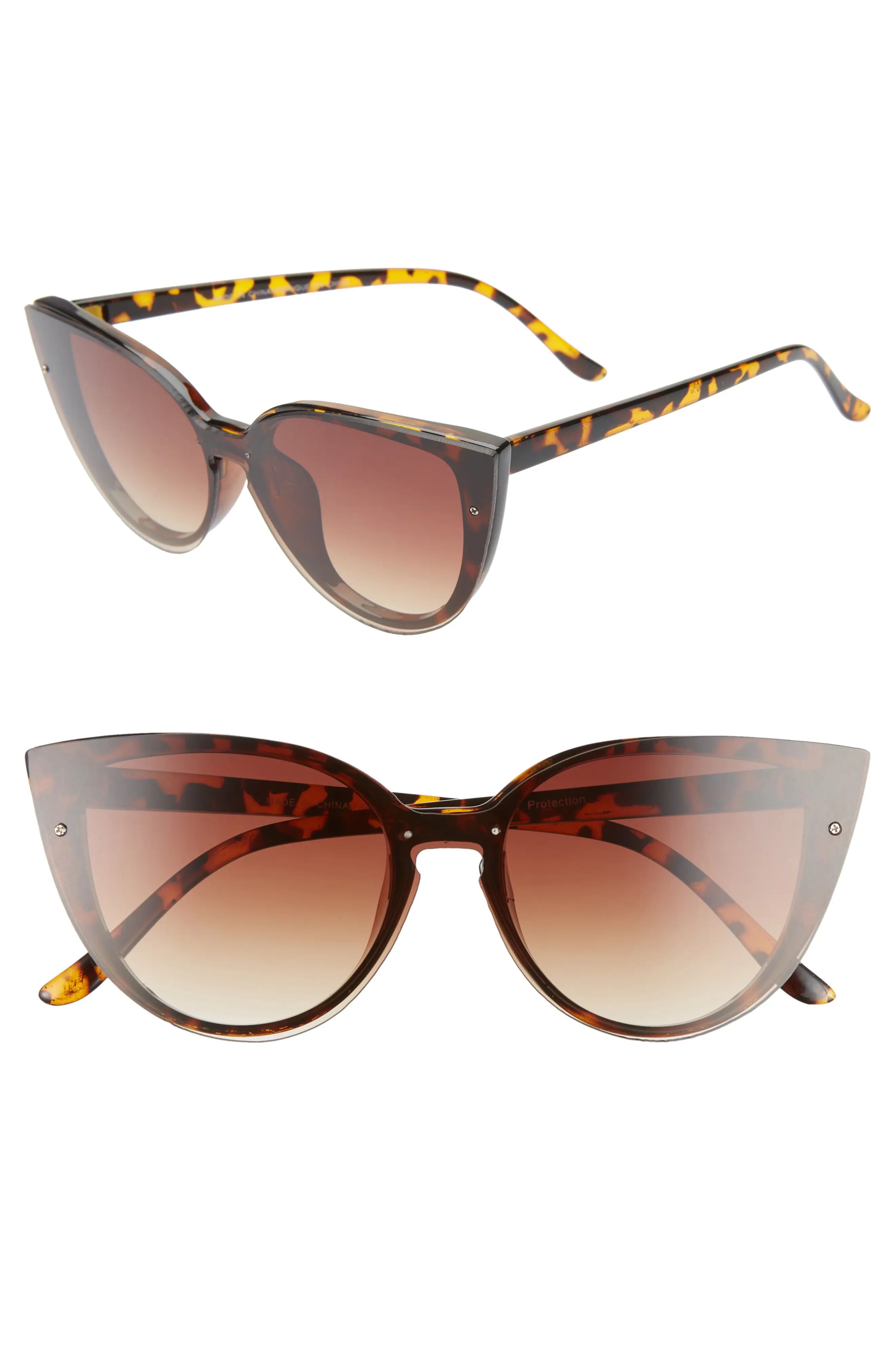 Flat Front Cat Eye Sunglasses | Nordstrom