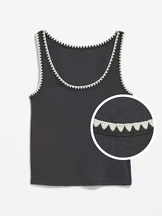 Embroidered Tank Top | Old Navy (US)