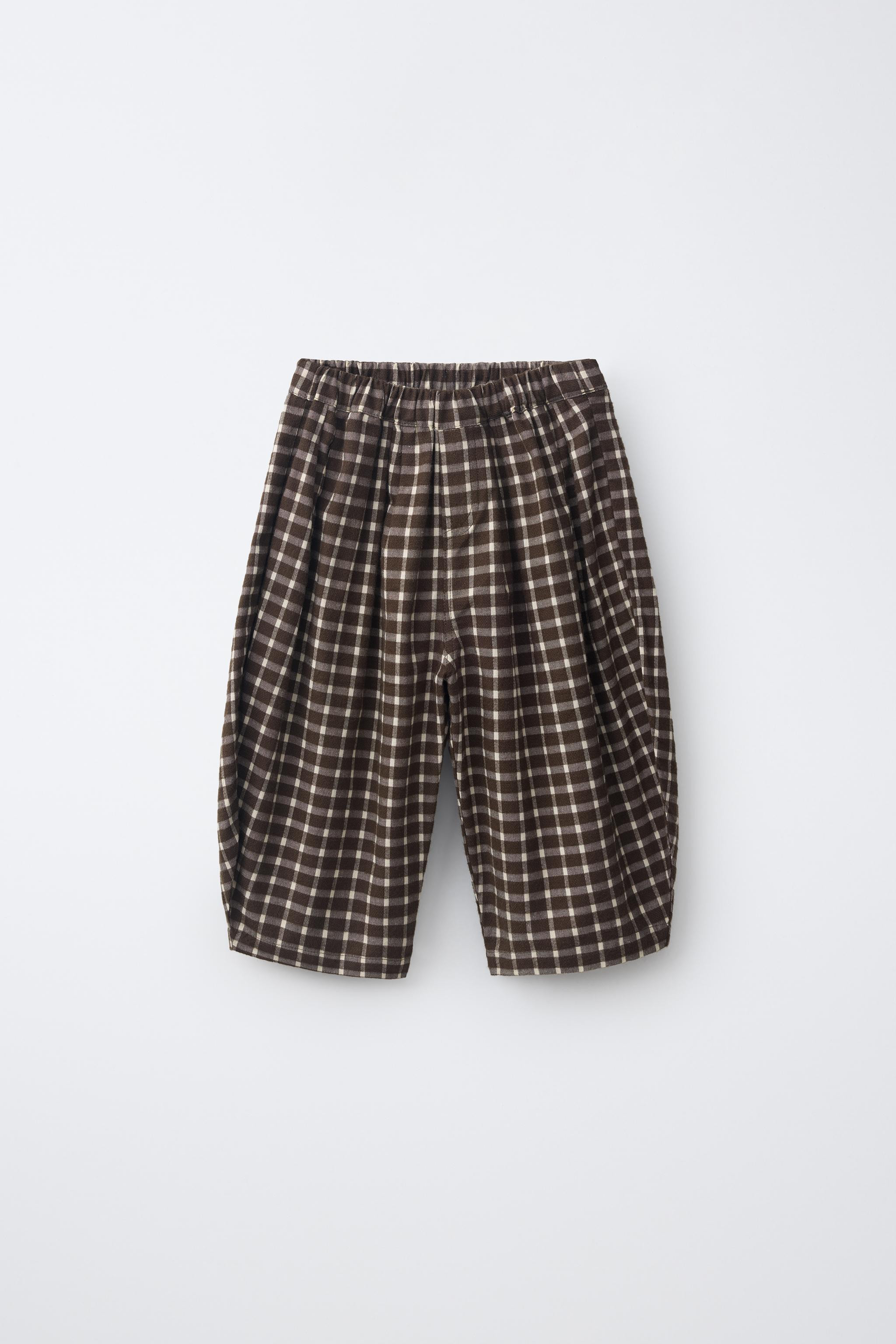 PLAID BAGGY PANTS | Zara US