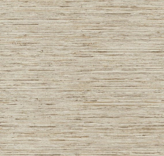Rustic Distressed Grasscloth Wallpaper  Natural Taupe Faux | Etsy | Etsy (US)