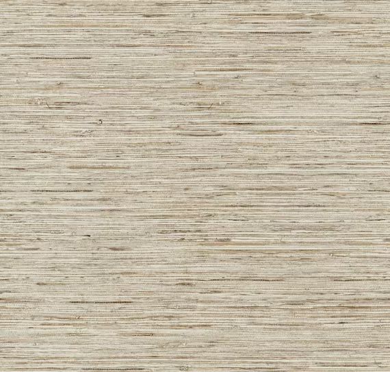 Rustic Distressed Grasscloth Wallpaper  Natural Taupe Faux | Etsy | Etsy (US)