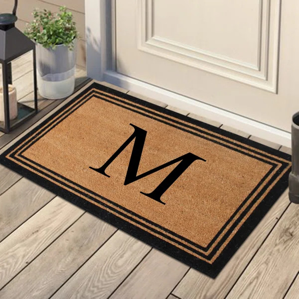 DeHond Pure Natural Coir Non-Slip Outdoor Door Mat | Wayfair North America