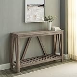 Walker Edison Modern Farmhouse Accent Entryway Table Entry Table Living Room End Table, 52 Inch, ... | Amazon (US)