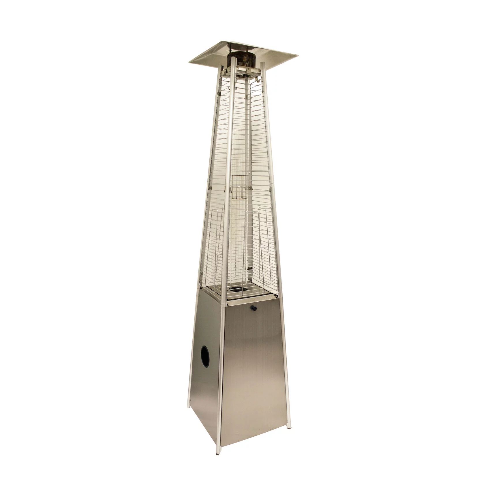 AZ Patio Heaters Tall Quartz Glass Tube Liquid Propane Stainless Steel Heater | Walmart (US)