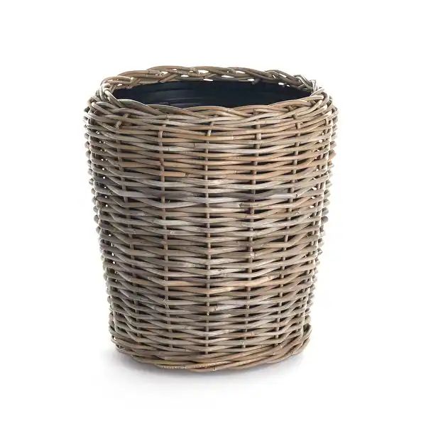 Woven Dry Basket Planter 17.75" - Overstock - 32971219 | Bed Bath & Beyond