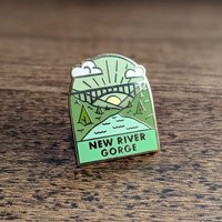 New River Gorge National Park Enamel Pin, Park Accessories, Gift For Hikers | Etsy (US)