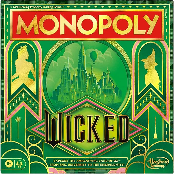 Monopoly Wicked Edition Board Game | Inspired by The Motion Picture | Ages 8+ | 2 to 6 Players | ... | Amazon (US)