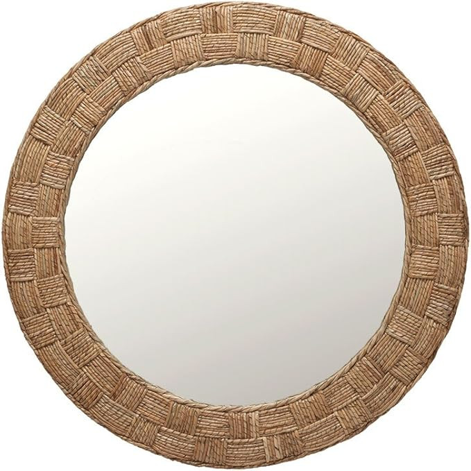 KOUBOO Round Rope Wall Mirror, Chequered | Amazon (US)