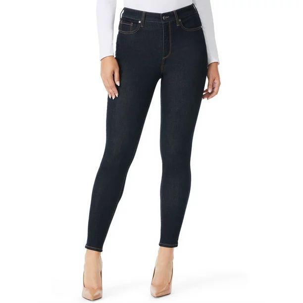 Sofia Jeans by Sofia Vergara Women's Rosa Curvy Super High-Rise Skinny Ankle Jeans - Walmart.com | Walmart (US)