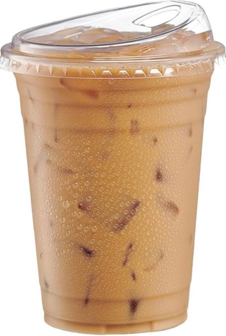 Love these cups and lids for iced coffee on the go! 