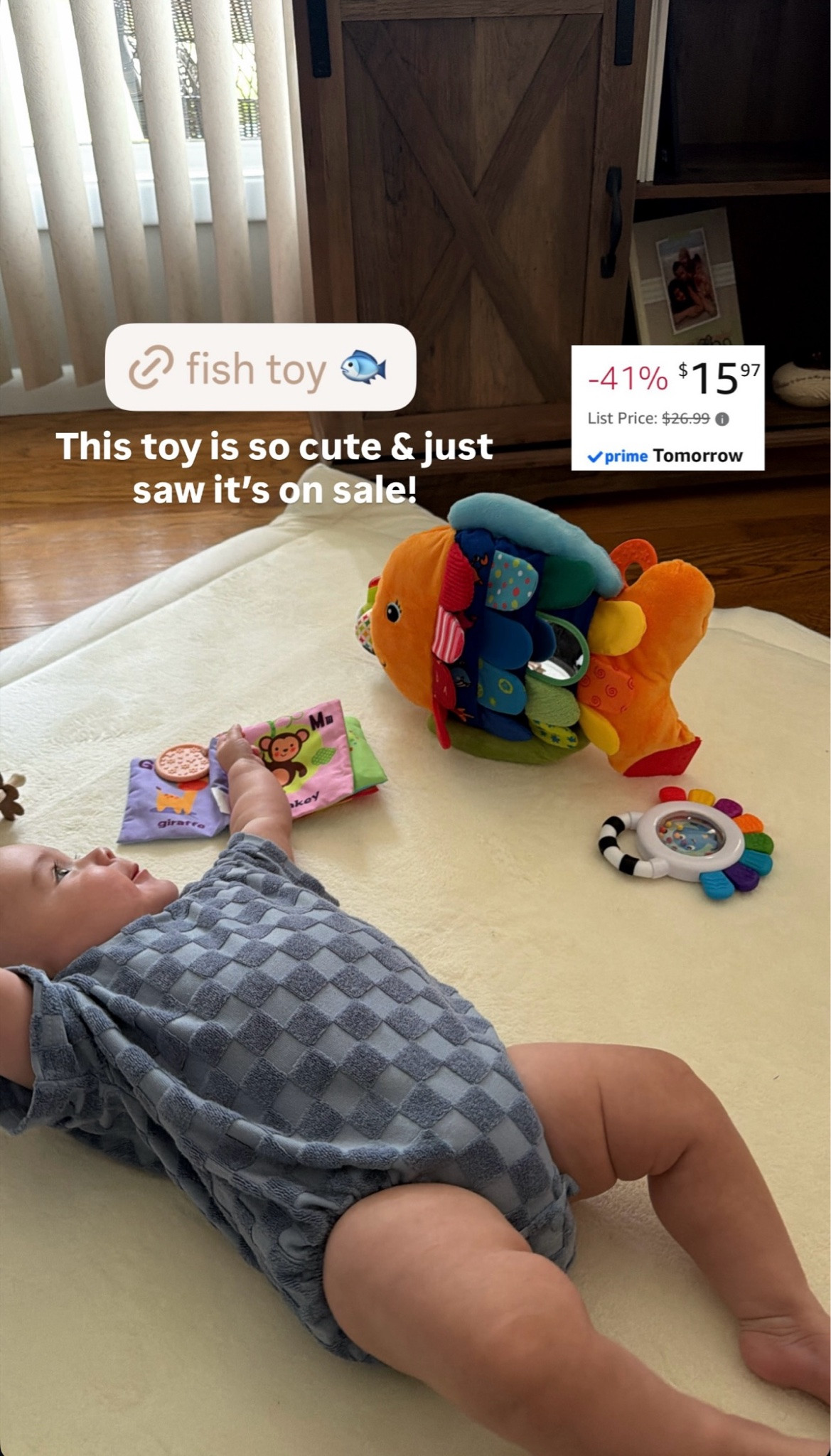 Baby play mat and fish toy that Oakes loves

#LTKBaby #LTKmomlife