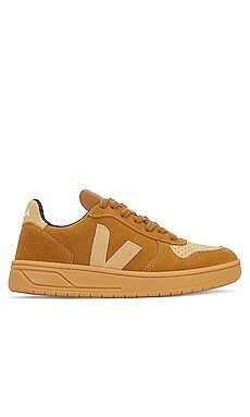 Veja V-10 Sneaker in Camel & Desert from Revolve.com | Revolve Clothing (Global)