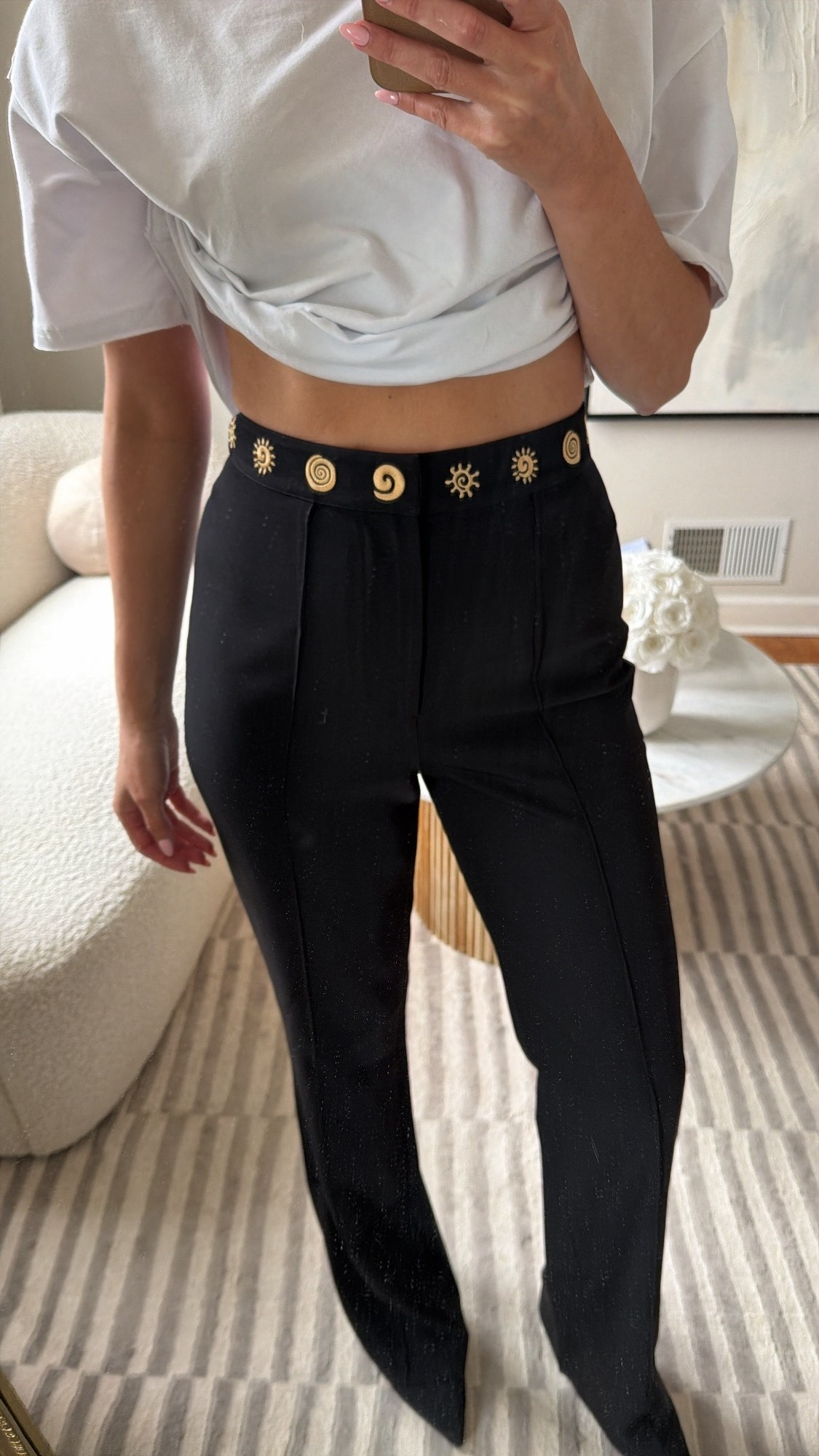 I love these pants!! They are on major sale at TJ Maxx! I’m wearing a small. Bootcut, work pants, dressy, designer deals, black.

#LTKSaleAlert #LTKWorkwear #LTKootd