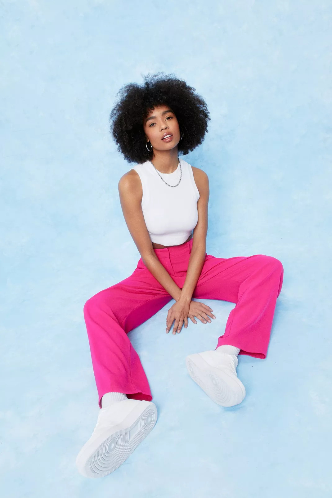 Tailored High Waisted Wide Leg Pants | Nasty Gal (US)