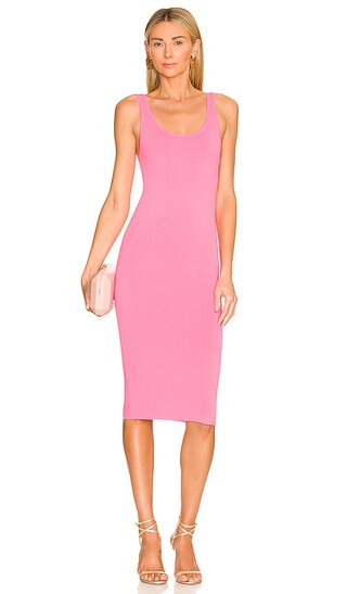 Darian Knit Dress in French Rose | Revolve Clothing (Global)