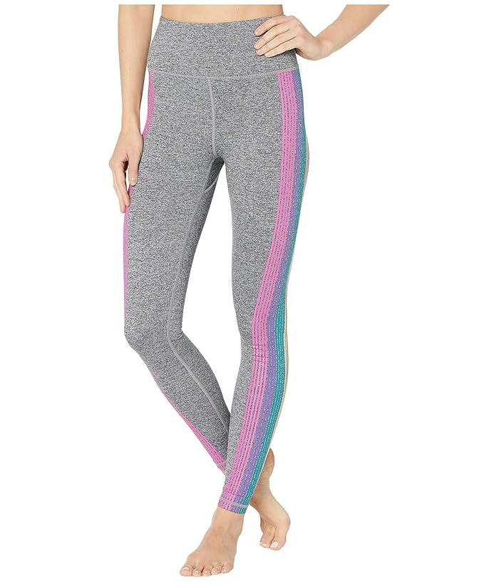 Spiritual Gangster Essential High-Waist Leggings (Medium Heather Grey) Women's Casual Pants | Zappos