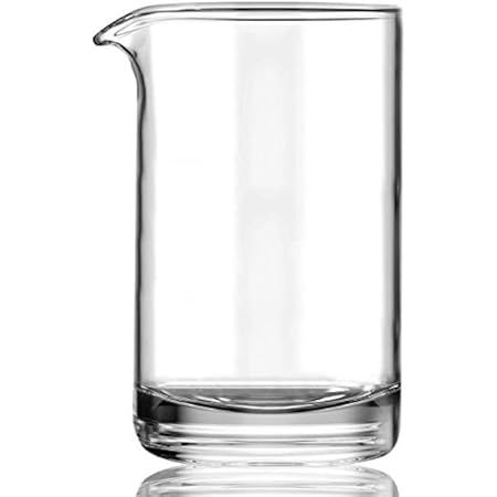 Cocktail Mixing Glass with Seamless and Handblown Construction - Plain Design (24oz) | Amazon (US)