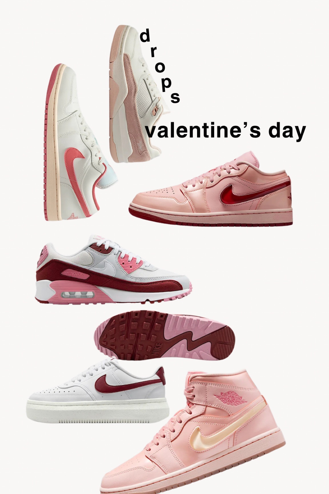 Valentine’s Nike shoes, limited edition Nike Valentine’s, Nike sneakers for Valentine’s, Valentine’s themed Nike shoes, Nike Air Valentine’s collection, romantic Nike shoe designs, Nike Valentine’s Day sneakers, heart-themed Nike shoes, Nike Valentine’s gift ideas, custom Valentine’s Nike shoes, pink and red Nike shoes, Valentine’s special Nike release, couple’s Nike sneakers, Nike shoes for her/him Valentine’s, stylish Valentine’s Nike kicks.

#LTKGiftGuide #LTKShoeCrush #LTKStyleTip