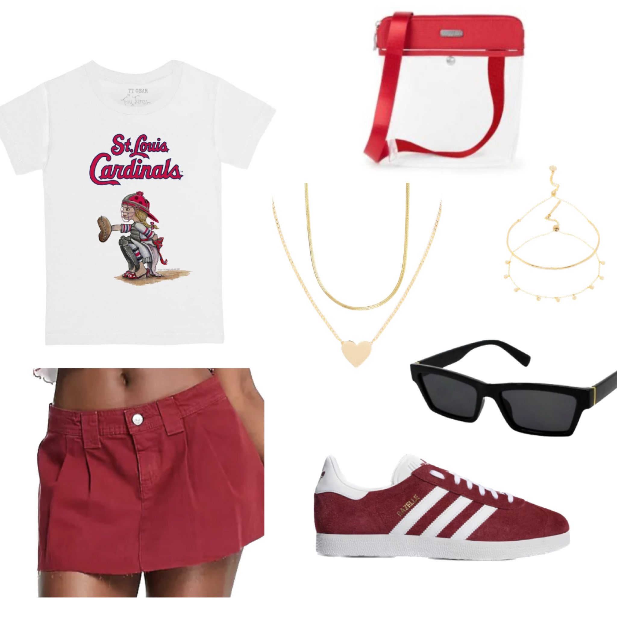 Cute cardinals Baseball game day outfit 

#LTKmidsize #LTKU #LTKSeasonal