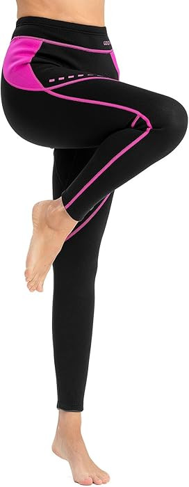 GoldFin Wetsuit Pants Women, 2mm Neoprene Pants Keep Warm for Water Aerobics Diving Surfing Swimm... | Amazon (US)