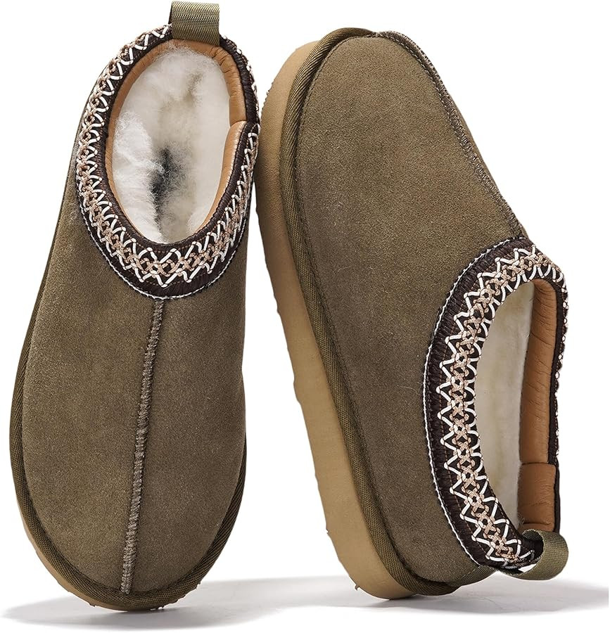Project Cloud Genuine Leather Slippers for Women with Genuine Australian Shearling Fur Lining Wom... | Amazon (US)