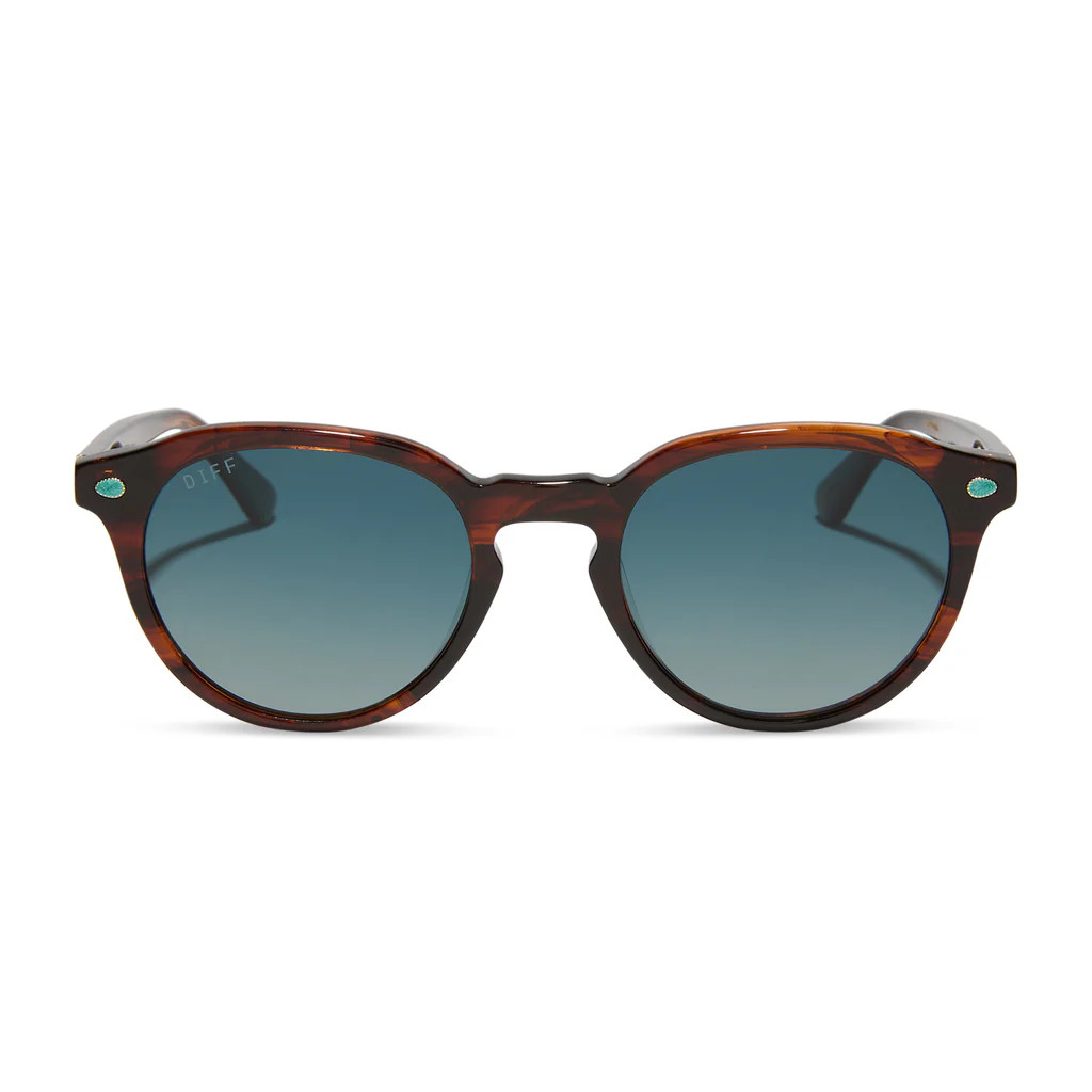 BETH - WARM SEQUOIA TORTOISE + MONTANA SKY + POLARIZED SUNGLASSES | DIFF Eyewear