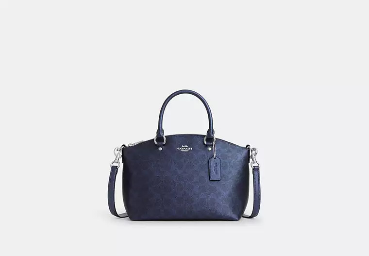 Sadie Satchel Bag In Signature Canvas | Coach Outlet US