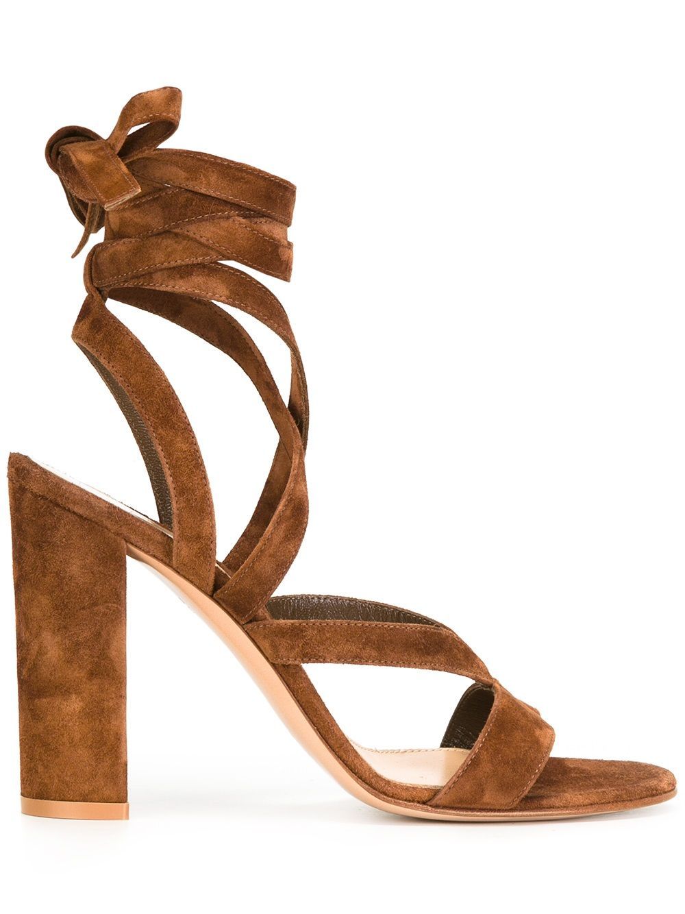 Gianvito Rossi Janis sandals - Brown | FarFetch Global