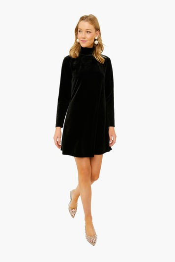 Black Velvet Mottershead Dress | Tuckernuck (US)