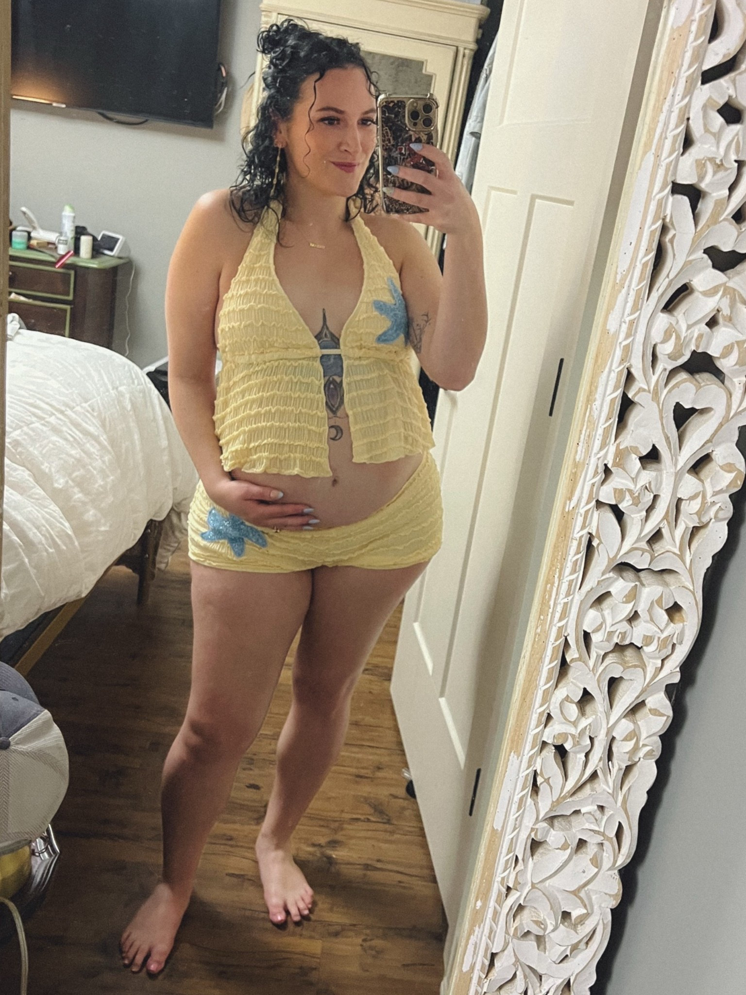 Summer maternity photoshoot outfit! 🩵
This yellow bikini is EVERYTHING 💛

#LTKdayinmylife #LTKBump #LTKmomlife